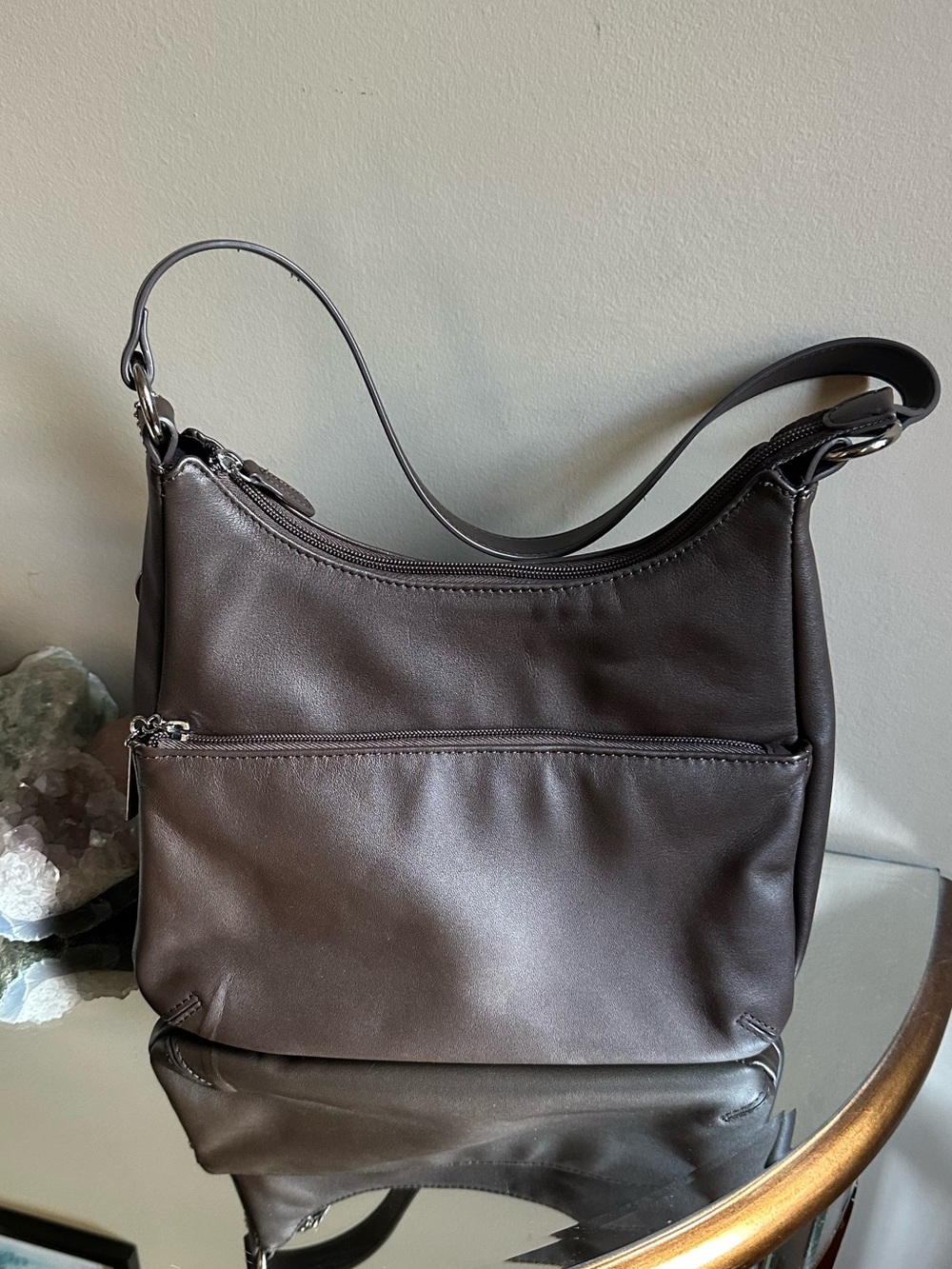 Gianni Bernini Nappa Leather Hobo Bag